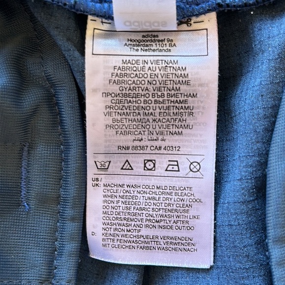 Adidas medium blue lightweight HEAT.RDY joggers, size XL - Picture 9 of 10